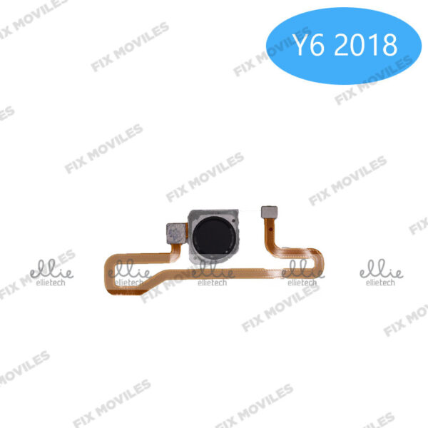 Flex del Boton Home para Huawei Y6 2018 Negro