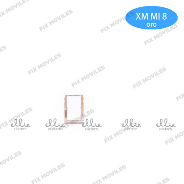Bandeja de SIM para Xiaomi Mi 8 Dorada