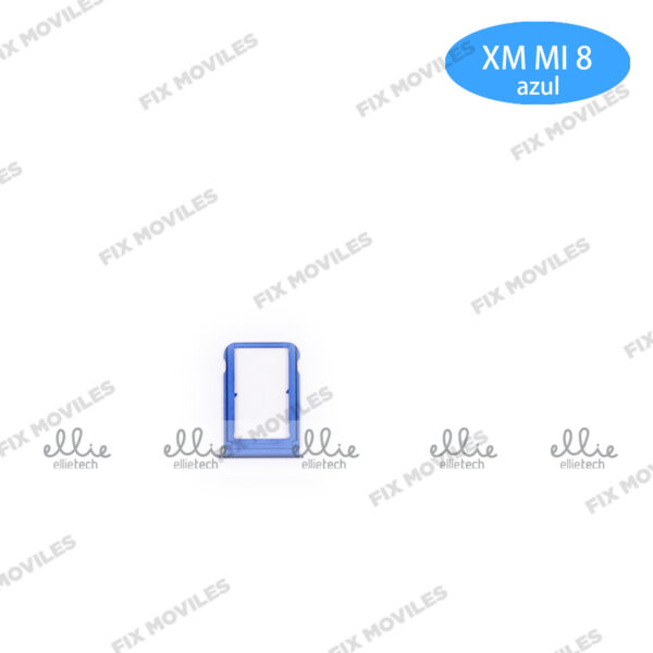 Bandeja de SIM para Xiaomi Mi 8 Azul