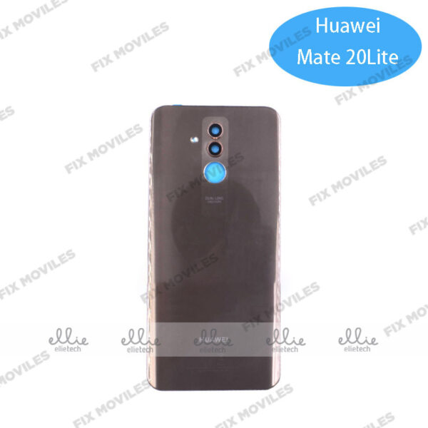Tapa Trasera con lente de cristal para Huawei Mate 20 Lite Dorada