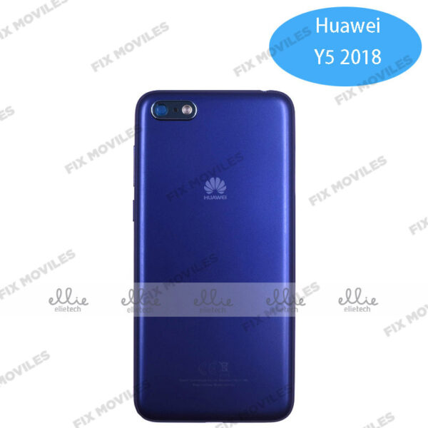Tapa Trasera Con Lentre Para Huawei Y5 2018 Azul ORI