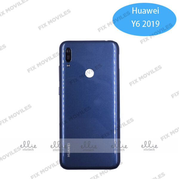 Tapa Trasera Huawei Y6 2019 Con Huella Azul ORI