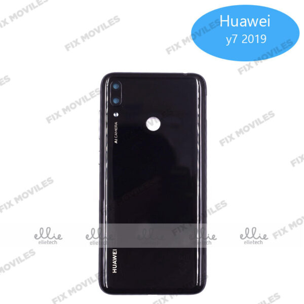 Tapa Trasera Huawei Y7 Pro 2019/ Enjoy 9 Negro con Lente