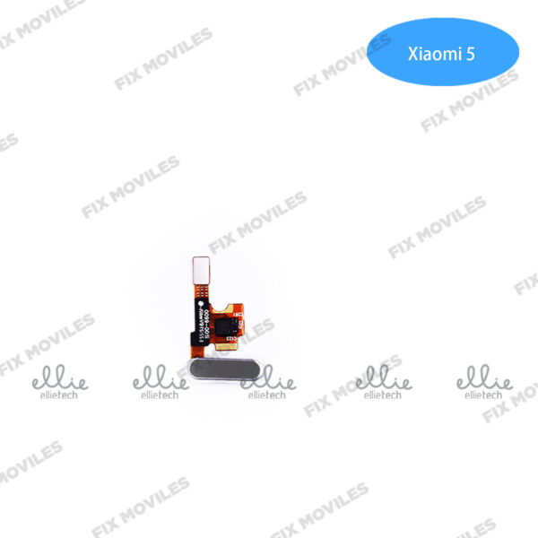 Lector de Huella para Xiaomi Mi 5 Negro