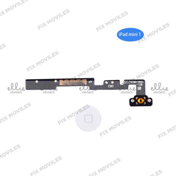Cable Flex de Home para iPad Mini 1 A1432 A1454 A1455 Blanco