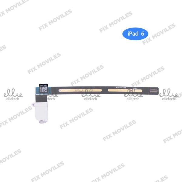Cable Flex de Audio Jack para iPad 6 A1566 A1567 Blanco