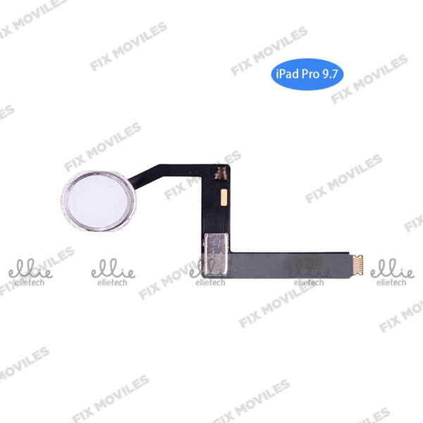 Cable Flex Con Lector de Huella para iPad Pro 9.7 A1673 A1674 A1675 Blanco
