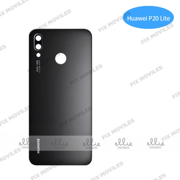 Tapa Trasera Huawei P20 Lite Negra Con Lente