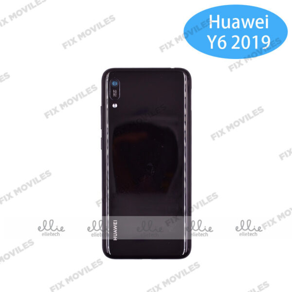 Tapa Trasera Huawei Y6 2019 / Honor 8A Sin Huella Negra ORI
