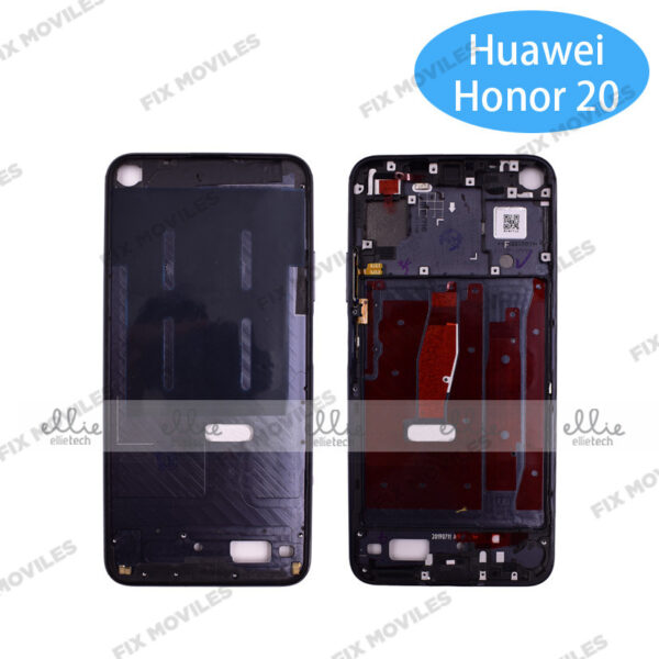 Carcasa intermedia para Huawei Honor 20, Nova 5T Negro Original