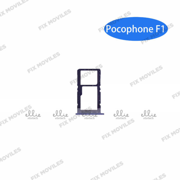 Bandeja de SIM para Xiaomi Pocophone F1 Azul