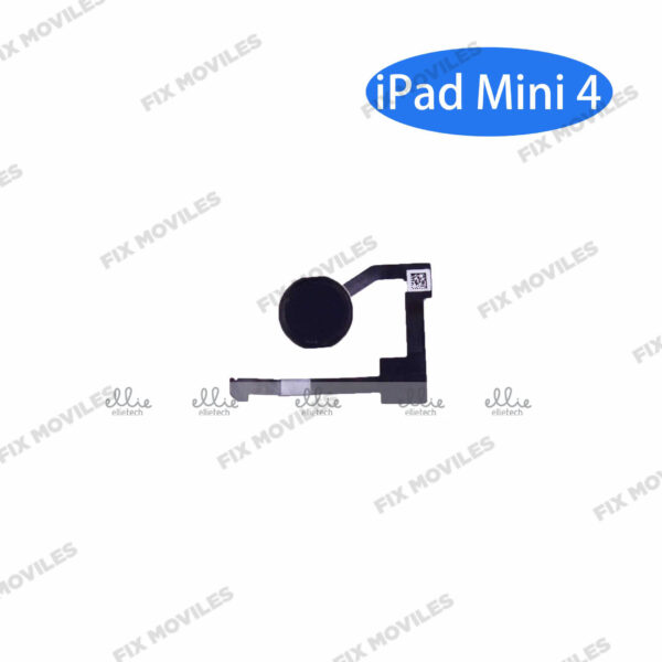 Flex del Botn Home para iPad Mini 4 A1538 A1550 Negro