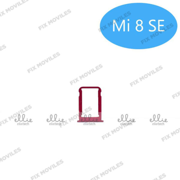 Bandeja de SIM para Xiaomi Mi 8SE Rojo