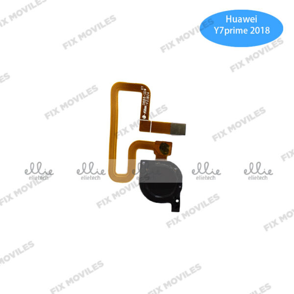 Flex de Lector de huella para Huawei Y7 Prime 2018 Negro