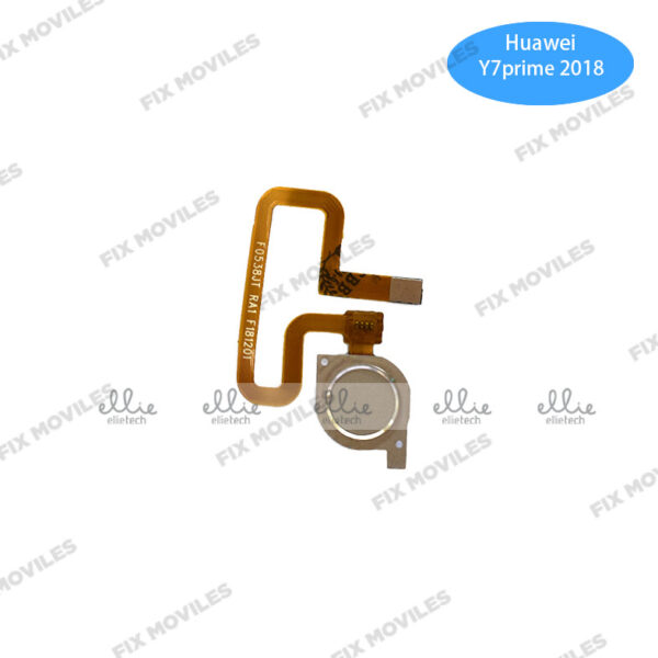 Flex de Lector de huella para Huawei Y7 Prime 2018 Dorado