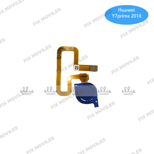 Flex de Lector de huella para Huawei Y7 Prime 2018 Azul