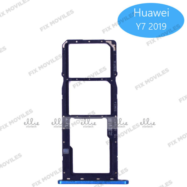 Bandeja de la Tarjeta SIM para Huawei Y7 2019 Azul