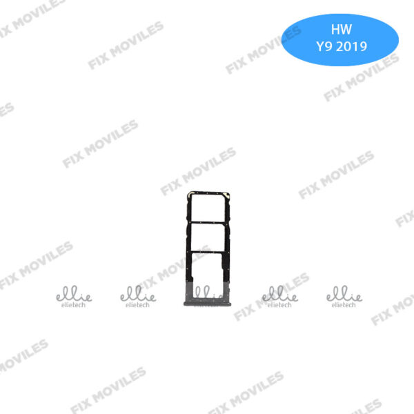 Bandeja de la Tarjeta SIM para Huawei Y9 2019 Negra