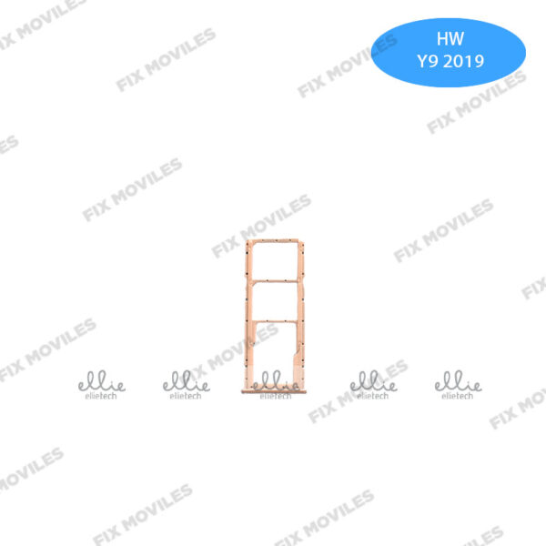 Bandeja de la Tarjeta SIM para Huawei Y9 2019 Rosa