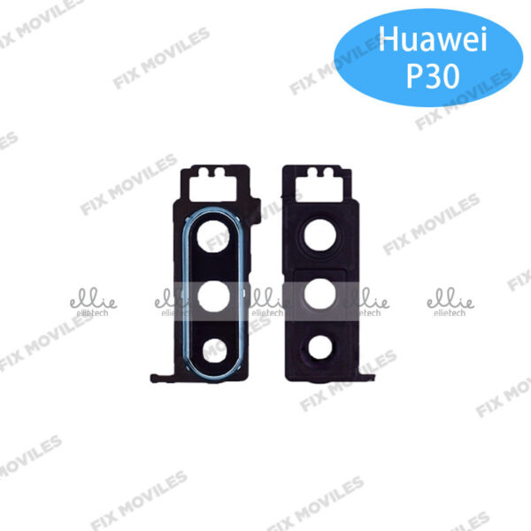 Lente Cristal Camara+Marco para Huawei P30 Verde