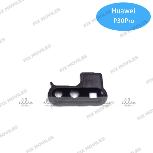 Lente Cristal Camara + Marco para Huawei P30 Pro Negro