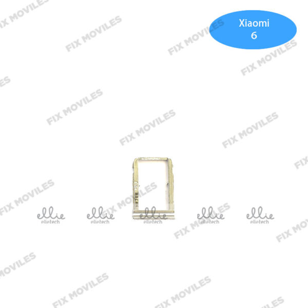 Bandeja de la Tarjeta SIM para Xiaomi Mi 6 Blanca