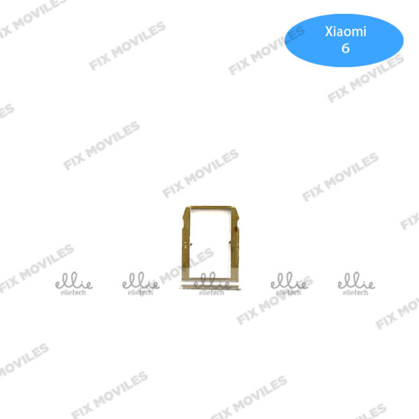 Bandeja de la Tarjeta SIM para Xiaomi Mi 6 Dorada
