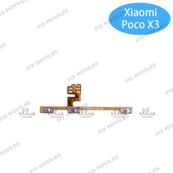 Cable Flex de Volumen y Encendido para Xiaomi Poco X3/X3 NFC/X3 PRO