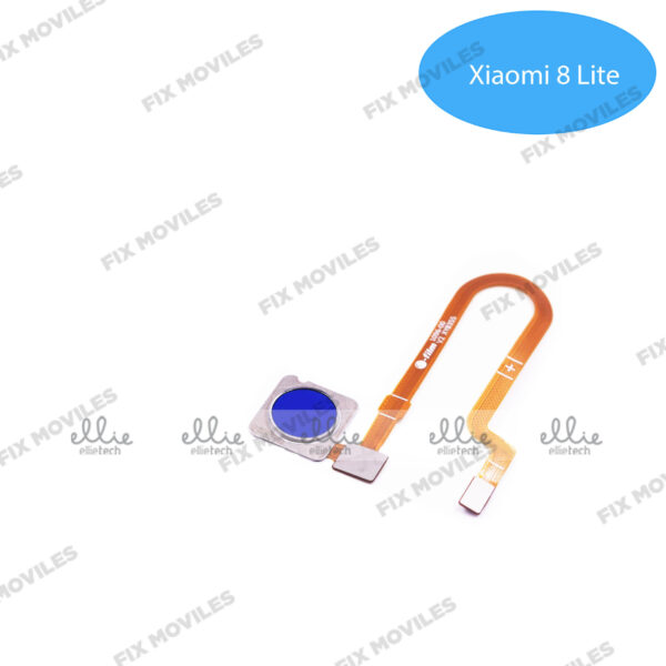 Flex de Lector de Huella para Xiaomi Mi 8 Lite Azul