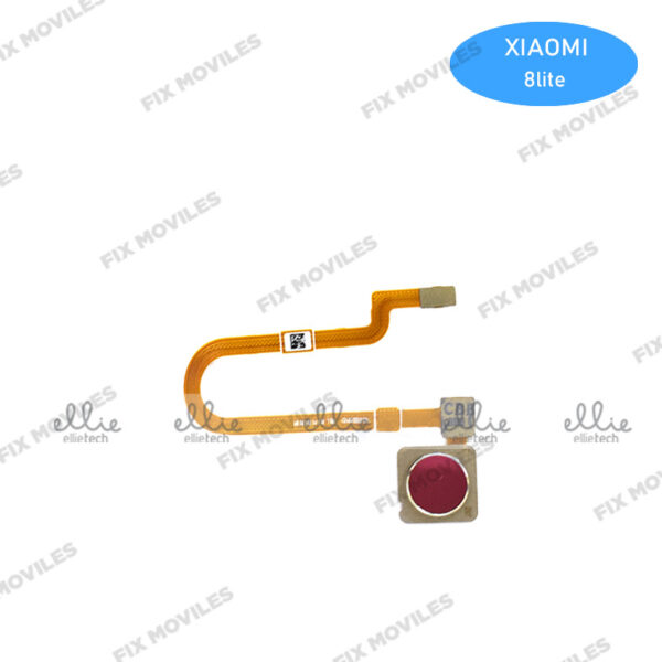 Flex de Lector de Huella para Xiaomi Mi 8 Lite Rojo