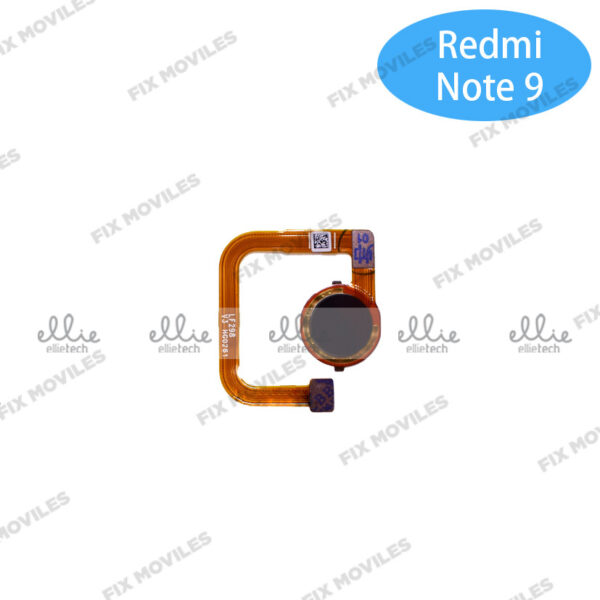 Cable Flex de Huella para Xiaomi Redmi Note 9 Negro