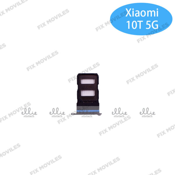 Bandeja de SIM para Xiaomi Mi 10T 5G / Mi 10T Pro 5G Negro