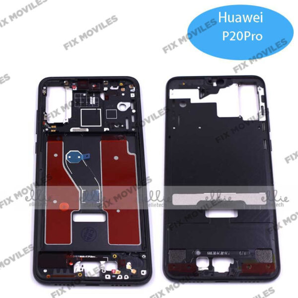 Carcasa Intermedia para Huawei P20 PRO Negro