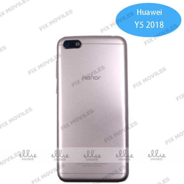 Tapa Trasera Con Lentre Para Huawei Y5 2018 Dorada ORI