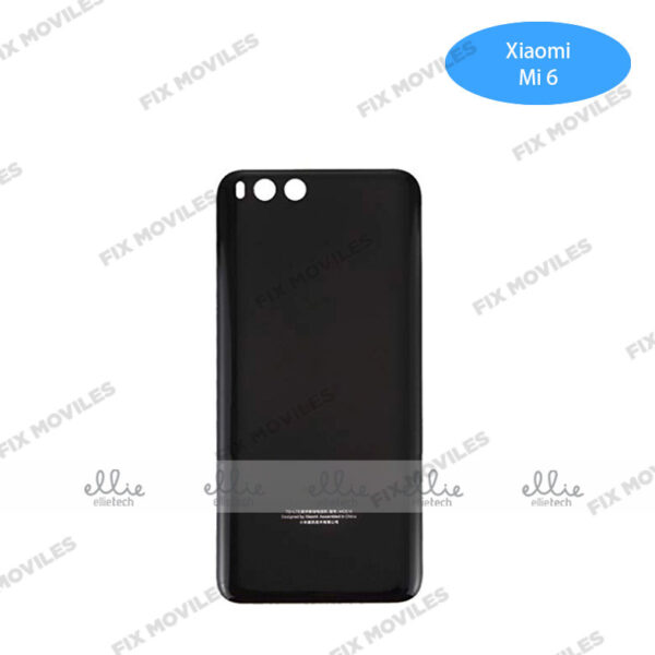 Tapa Trasera Xiaomi Mi 6 Negra