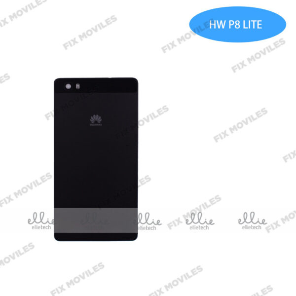 Tapa Trasera Huawei P8 Lite Negra Con Lente