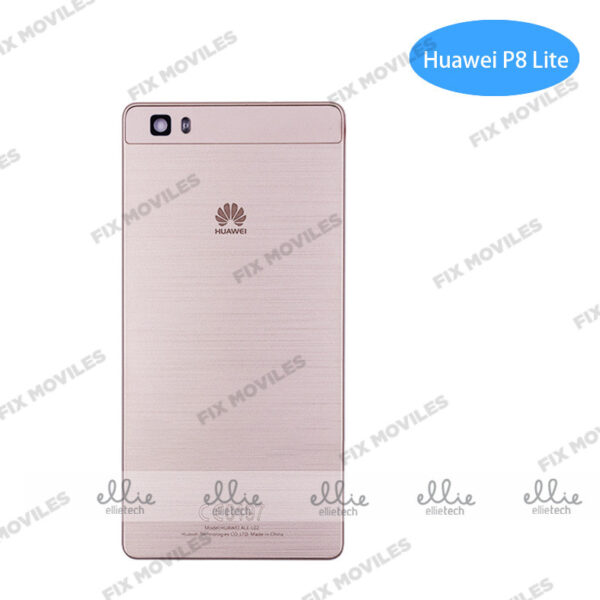 Tapa Trasera Huawei P8 Lite Dorada Con Lente