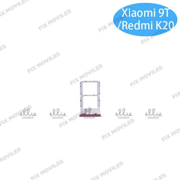 Bandeja de SIM para Xiaomi Mi 9T / Redmi K20 Rojo