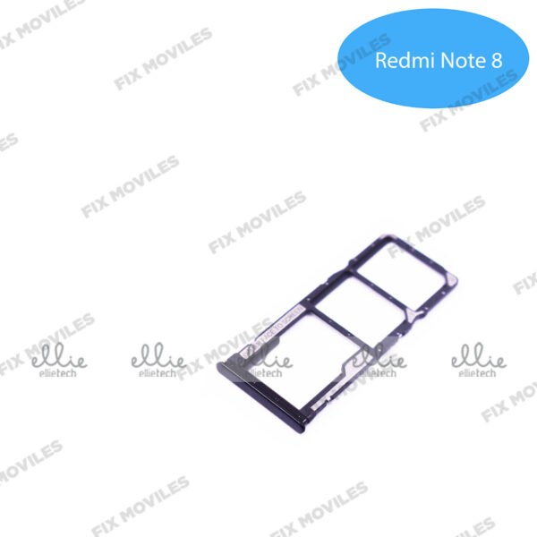 Bandeja de SIM para Xiaomi Redmi Note 8 Negra