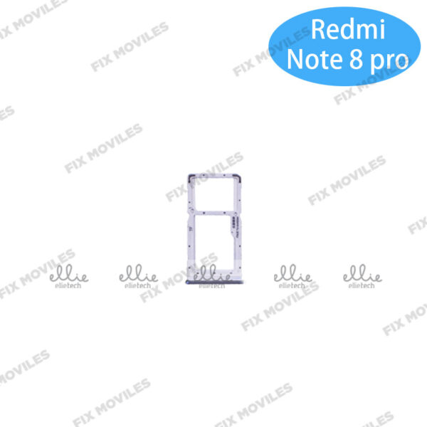 Bandeja de SIM para Xiaomi Redmi Note 8 Pro Azul