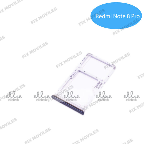 Bandeja de SIM para Xiaomi Redmi Note 8 Pro Negro