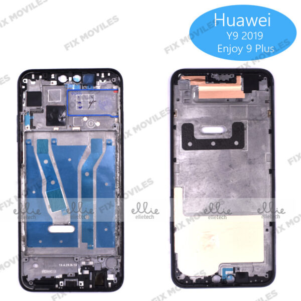 Carcasa intermedia para Huawei Y9 2019/ Enjoy 9 Plus Negro Original