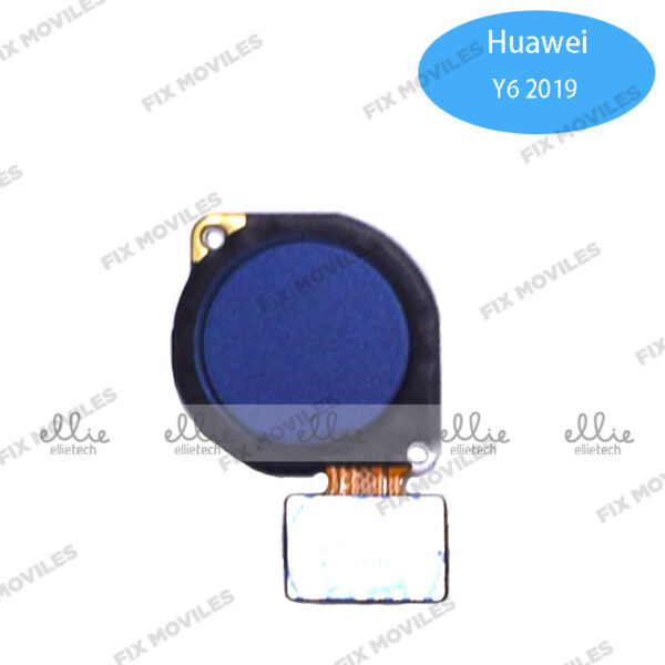 Lector de Huella para HUAWEI Y6 2019 / Y7 2019 Color Azul