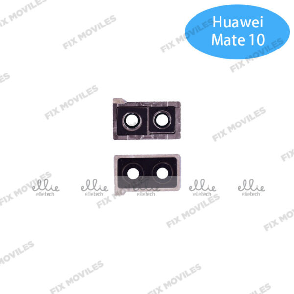 Lente Cristal Camara con Marco para Huawei Mate 10 Blanco camara