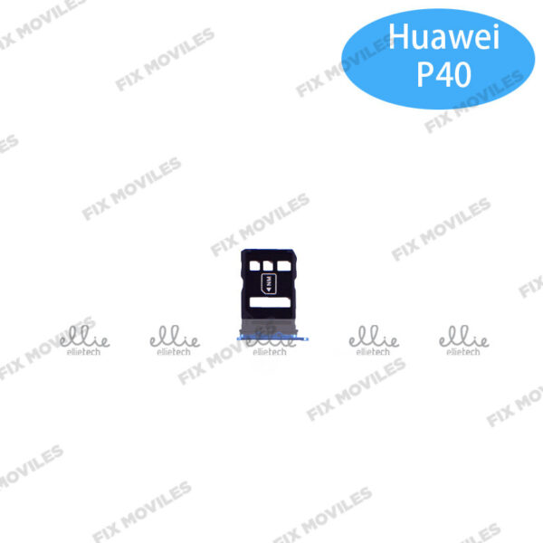 Bandeja de SIM para Huawei P40 Azul