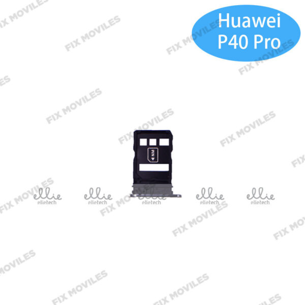 Bandeja de SIM para Huawei P40 Pro Negra