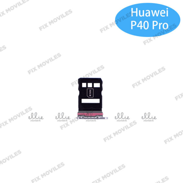 Bandeja de SIM para Huawei P40 Pro Plateada