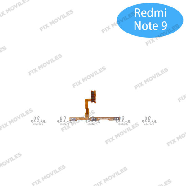 Cable Flex de Encendidio y Volumen Para Xiaomi Redmi Note 9
