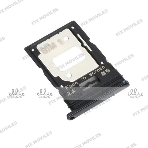 Bandeja de SIM para Xiaomi Mi 11 Lite 4G / Mi 11 Lite 5G / Xiaomi Mi 11 Lite 5G NE Negra