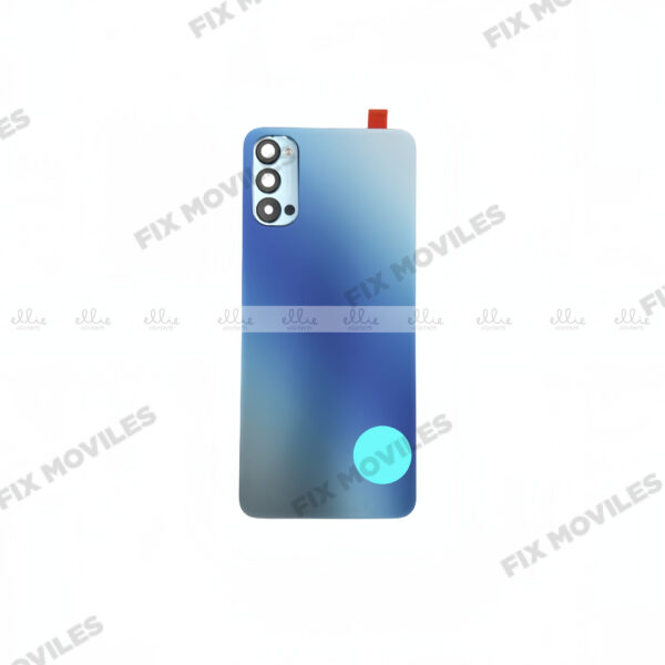 Tapa Traresa para OPPO Reno4 Azul con Lente Original